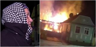 "Doamne, e Florența, Iisuse Hristoase!". Bătrână din Mureș, carbonizată după ce casa i-a luat. Vecinii au încercat să o salveze