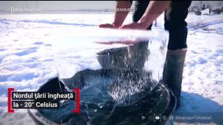 Iezer, polul frigului din România. Ce temperatură a fost înregistrată astăzi la staţia meteorologică