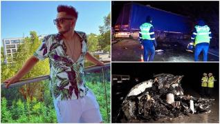 "A stins farurile şi a intrat sub mine. A vrut să se sinucidă!". Un tânăr de 19 ani a murit pe loc, după ce s-a înfipt cu BMW-ul în TIR, pe un drum din Dâmbovița