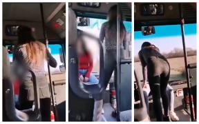 Eleve care dansează pe manele pe bordul unui autobuz, în Lugoj. Șoferul spune că nu le poate ţine în frâu, călătorii îl contrazic