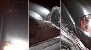 Teroare pe o şosea din Timiş. Şoferul unui SUV a lovit de mai multe ori maşina din faţa sa: "Vrea să ne omoare! Băi, nebunule, ce faci?"
