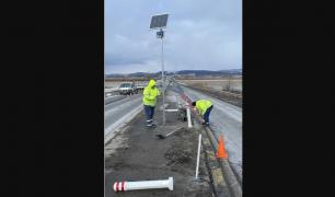 Panourile solare şi sursele de alimentare de pe DN1, furate la nici o săptămână de la instalare