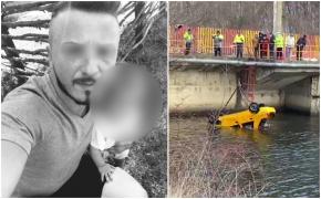 Andrei, şoferul maşinii care a plonjat într-un lac din Cluj, a lăsat orfan un copil de 2 ani. Cursa spre moarte ar fi fost transmisă live