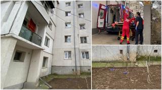 Un băiețel de 2 ani a căzut de la etaj, în Botoșani. Micuțul s-a urcat pe pervaz și s-a sprijinit în plasa pentru insecte, care s-a deschis