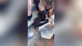 Bătaie şi ameninţări în faţa unei şcoli din Bucureşti. O mamă şi fiica ei au fost bătute de mai multe colege