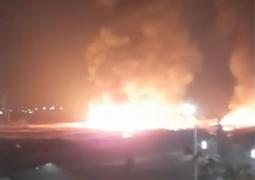 Două hectare de vegetaţie uscată, înghiţite de flăcări, în Râmnicu Vâlcea