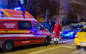 Ambulanţă lovită de un şofer neatent chiar în timpul unei intervenţii, în Constanţa