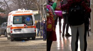 Panică la o şcoală din Iaşi. Două eleve au ajuns la spital după ce s-au intoxicat cu o substanţă misterioasă
