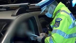 Razie de amploare în Capitală. Un șofer prins băut la volan le-a cerut polițiștilor bani de taxi