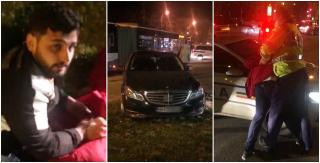 Poliţist de frontieră, rupt de beat la volan. A mers cu mașina pe contrasens, a lovit un autobuz, apoi a încercat să fugă