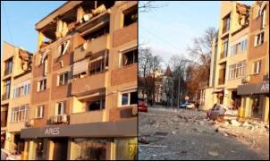 Explozie urmată de incendiu într-un bloc din Carei. Sunt 11 victime. A fost activat Planul Roşu de intervenție