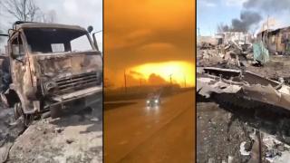 Imagini greu de privit pe străzile din Harkov și Irpin: trupurile civililor care au înfruntat armata rusă zac pe străzi