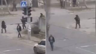 Blitzkrieg-ul lui Vladimir Putin în Ucraina. Momentul în care trupele ruse intră în orașul Herson