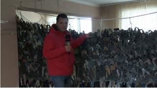 Reporterul Observator Laurenţiu Rădulescu, corespondenţă din Ucraina. Localnicii din Izmail ajută armata construind plase de camuflaj şi spun că vor lupta până la capăt contra ruşilor