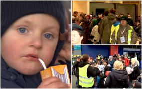 Mărinimia nu ţine loc de graniţe: 800.000 de refugiaţi au fugit din calea războiului în Polonia. Limba, cea mai grea barieră