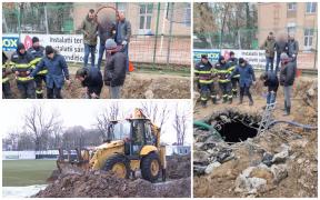 Săpături pe un stadion din București, după ce un deținut l-a acuzat pe un fost șef din poliție că a îngropat un cadavru