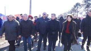Ministrul de interne al Franţei şi Lucian Bode au vizitat vama Siret şi tabăra destinată refugiaţilor ucraineni