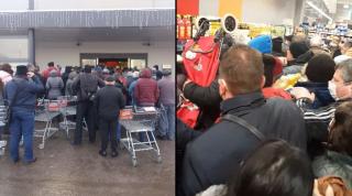 Cozi de 600 de metri la ulei de floarea soarelui, în Bulgaria. Oamenii s-au călcat în picioare, un bărbat a murit lângă paleții de ulei