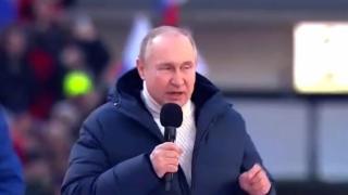 Concert cu peste 100.000 de oameni la Moscova pentru a sărbători 8 ani de la anexarea Crimeei. Ce le-a transmis Putin ruşilor