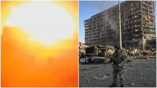 Explozie enormă şi un nor în formă de ciupercă. Un mall de 10 etaje din Kiev a fost spulberat, cel puţin 8 morţi. FOTO şi VIDEO