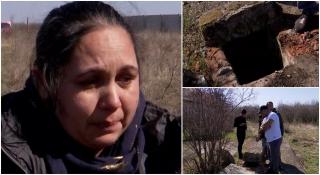 "Cineva l-a aruncat, l-a omorât!". Mama lui Mădălin, copilul găsit mort într-o hazna din Dolj, își plânge fiul la locul tragediei