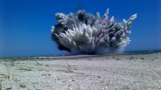 Cât de puternică este explozia unei mine în Marea Neagră