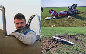 A fost ultimul zbor pentru Dan Ştefănescu. Pilotul trecuse pe lângă moarte în 2017, când avionul de pasageri pe care îl conducea a rămas fără un motor