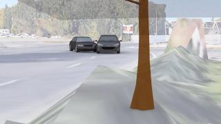 ANIMAŢIE GRAFICĂ. Cum s-a produs accidentul de la Fântâna Mioriţa: Un tânăr de 21 de ani a murit la câteva minute după impact