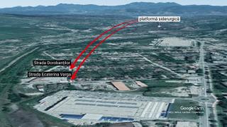 ANIMAŢIE GRAFICĂ. Specialist, despre cum a aterizat bolovanul în casa din Hunedoara: A avut o viteză de 400 kilometri pe oră