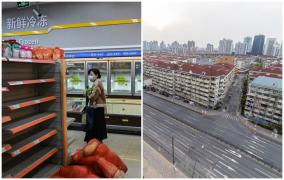 Rafturi goale și panică în Shanghai: oamenii s-au îmbulzit la cumpărături. Unii angajaţi s-au mutat la birou în lockdown