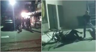 Bătaie după striptease, într-o discotecă din Dâmbovița. Încăierarea a fost filmată de camerele de supraveghere