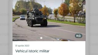 Blindatul cu care Dani Mocanu a lovit două maşini, scos la vânzare pe internet. Cât cere pe el