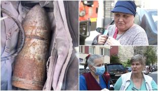 "Noi am mâncat, ne-am văzut de treburi". Obuz găsit în faţa unui bloc din Bucureşti. Cum au primit locatarii vestea că sunt la doi paşi de proiectil