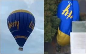 Distracţie transformată în coşmar. Un balon cu aer cald a căzut peste două vile, în Australia