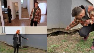 Au plătit 100.000 de euro în 2019 pe locuinţă, iar acum experţii le zic să o părăsească rapid. "Casa stă în aer!"