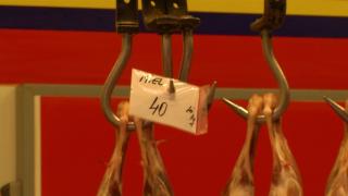 Aproape o tonă de carne de miel, retrasă de la vânzare din Hala Obor, în pragul Paştelui. Contorale ANPC, în urma unui material Observator