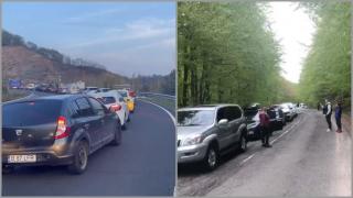 Cozi de peste 5 ore în vămile de la intrarea în Grecia sau Turcia. Românii au început să claxoneze de nervi că îşi strică minivacanţa de Paşte