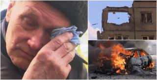 Imagini dramatice la Harkov, după zeci de atacuri cu rachetă. Doi oameni au ars de vii într-o maşină lovită de un proiectil