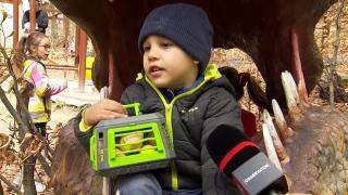 Copiii au pornit la vânătoare de "comori", prin pădurea din Râşnov. Surpriza din interiorul ouălor de Paşte