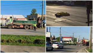 Biciclist din Satu Mare, omorât după ce a fost lovit de TIR. La volan se afla un tânăr de 25 de ani