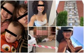 Filmul tragediei din Timişoara: O mamă s-a aruncat de la etaj împreună cu cei doi copii ai săi. Iulia urma să se căsătorească din nou