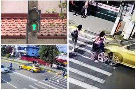 Fetele din Tecuci, lovite pe una dintre cele mai periculoase "treceri" din România. Pietonii se strecoară printre maşini, deşi au verde