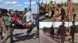 Militarii din oțelăria Azovstal s-au predat cu fraţii de luptă agonizând pe tărgi. Povestea soldaților care au sfidat Armata Rusă