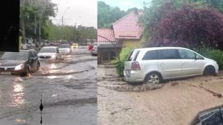 Vijelia de noaptea trecută a făcut prăpăd în Arad. Mai multe zone din județ au fost măturate de puhoaie