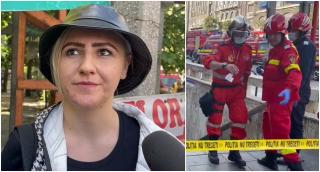 "Mi s-a părut dubios atât de mult fum". O tânără povestește haosul de la metrou, după incendiul de la Piața Romană