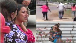 Imaginea durerii: Momentul în care părinții aleargă disperaţi spre locul atacului din Texas. Copiii au încercat să sară pe fereastră
