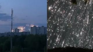 Imagini desprinse parcă din infern. Rușii au atacat cu muniție incendiară în Harkov. VIDEO
