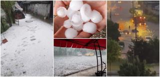 "Sfârşitul lumii!". Codul roșu de vreme extremă a făcut prăpăd în Dolj și Teleorman. Ploile torenţiale, grindina şi vijeliile au măturat tot în calea lor