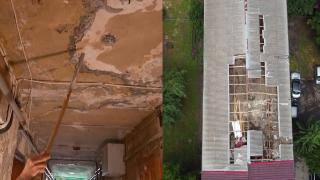 Acoperișurile puse de "Dorel", fără autorizație, ar putea deveni un coșmar pentru proprietari