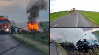 Accident înfiorător în Iași, la Podu Iloaiei. Un șofer începător, de 18 ani, a murit carbonizat după ce s-a izbit cu mașina de un copac